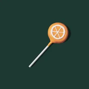 Orange Cream Cake Pop