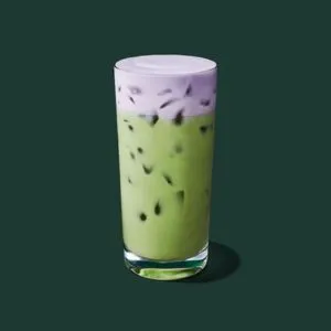 Iced Lavender Cream Oatmilk Matcha
