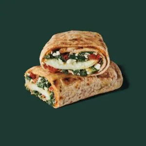 Spinach Feta & Egg White Wrap
