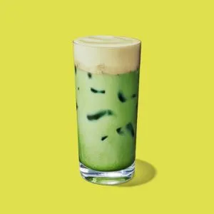 Iced Matcha Tea Latte with Oleato Golden Foam