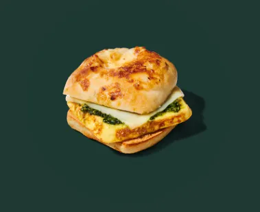 Egg, Pesto & Mozzarella Sandwich