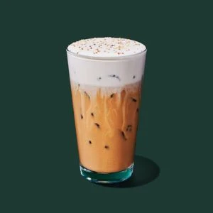 Iced Pecan Crunch Oatmilk Latte