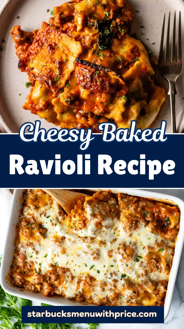 Cheesy Baked Ravioli Recipe