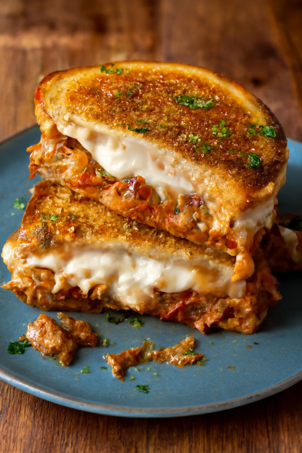 BBQ Chicken Grilled Cheese