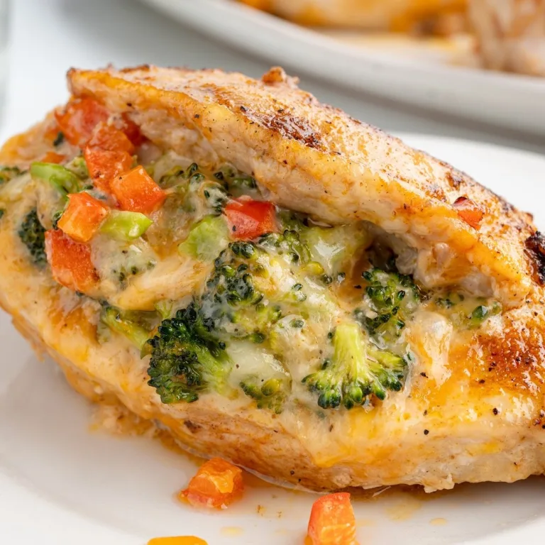 Broccoli Cheese Stuffed Chicken Breast Recipe