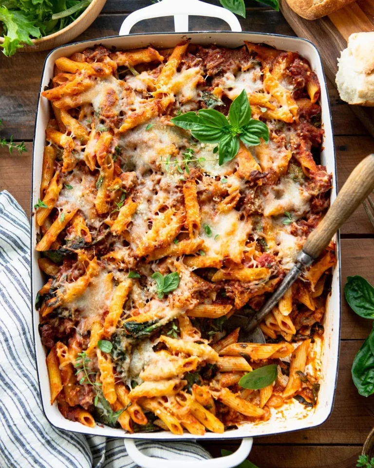 Italian Sausage Penne Casserole Recipe