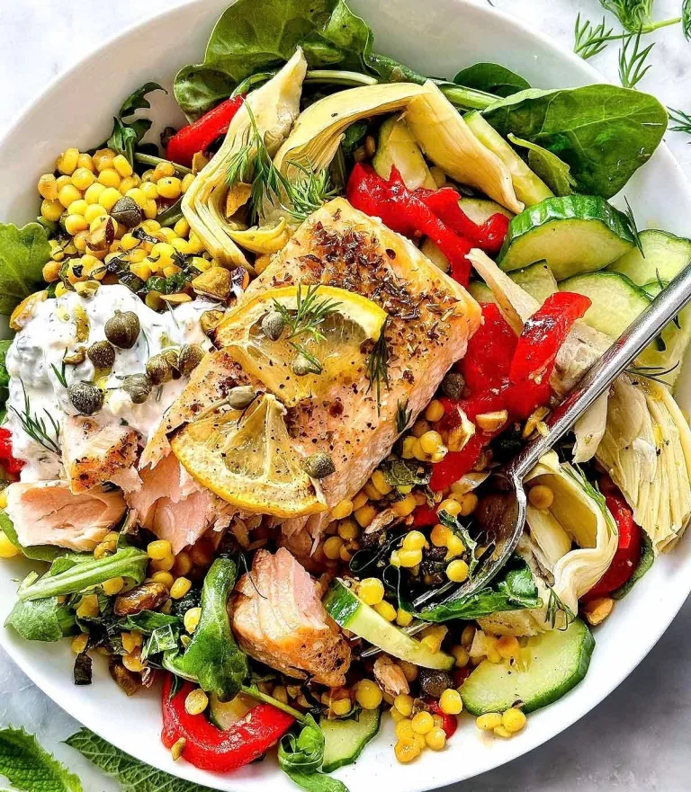 Mediterranean Salmon Bowl Recipe