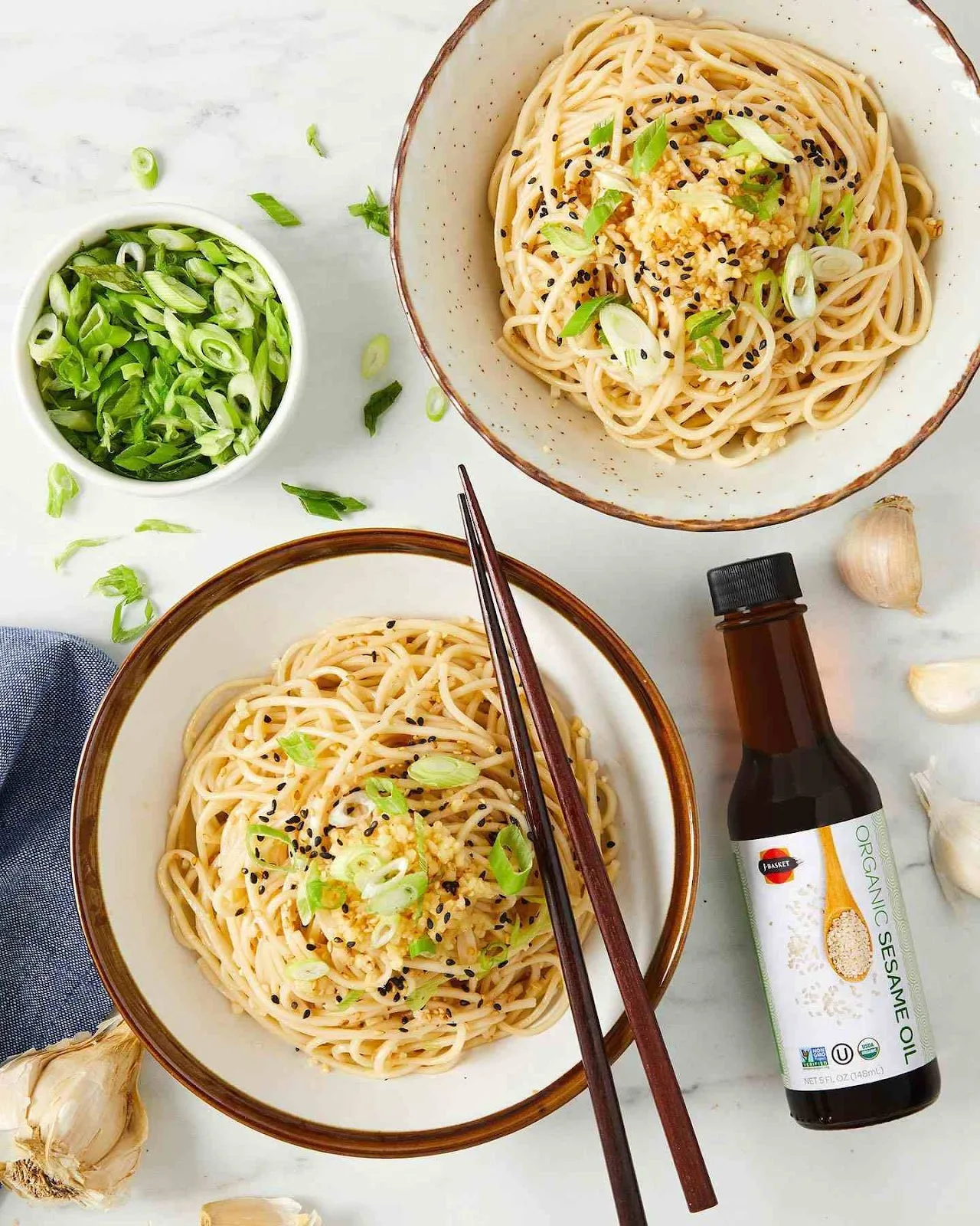 Garlic Sesame Noodles Recipe