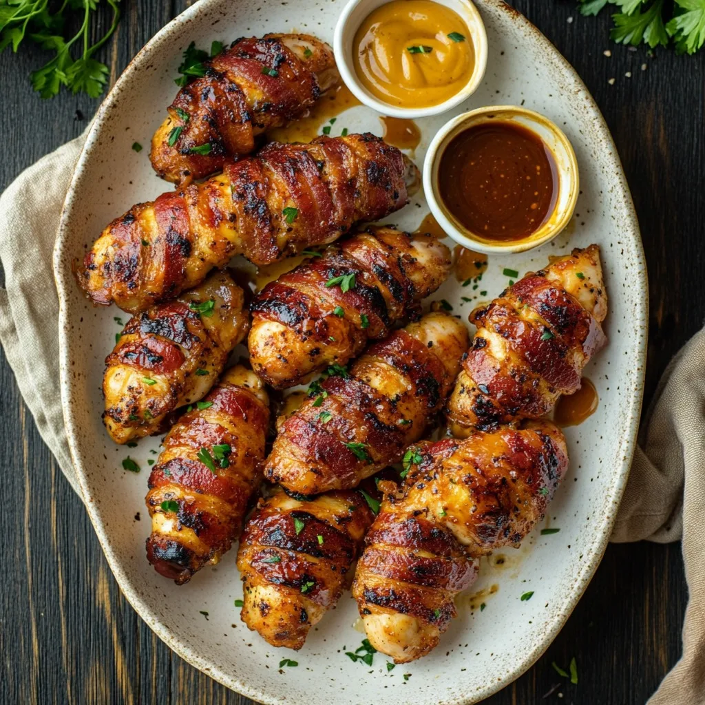 Bacon Brown Sugar Chicken Tenders Recipe
