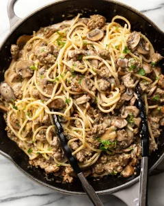 Sausage and Mushroom Pasta Recipe