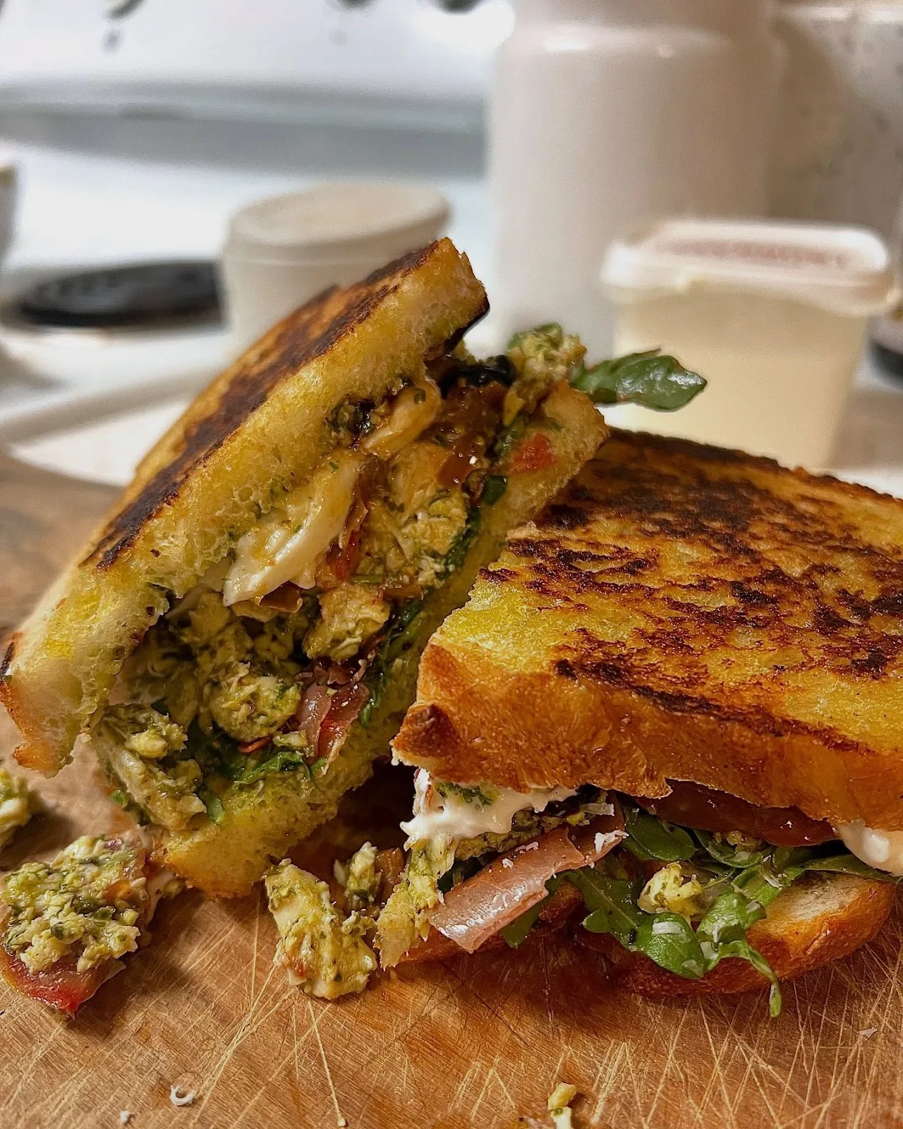 Pesto Chicken Sandwich on Sourdough Recipe