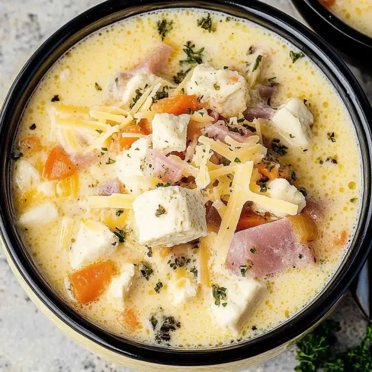 Chicken Cordon Bleu Soup Recipe