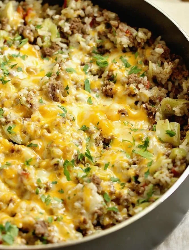 One Pot Beefy Broccoli Rice Recipe